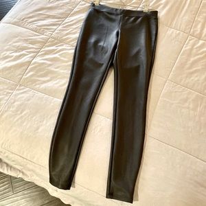 Express faux leather leggings